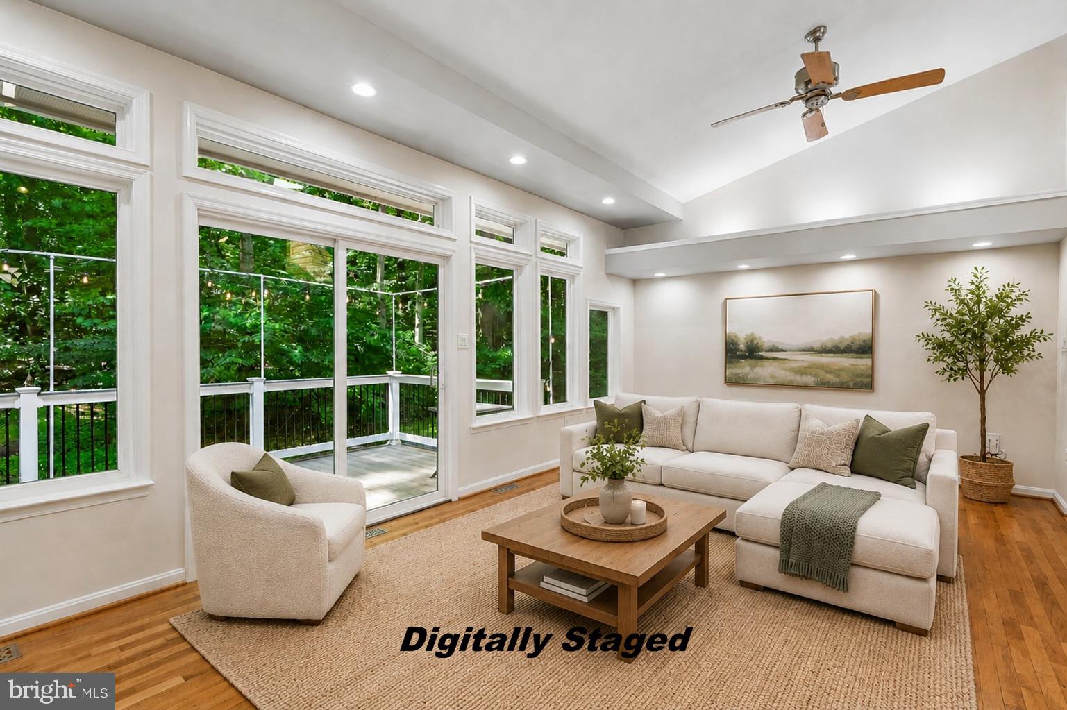 3633 Patuxent River Road Davidsonville, MD 21035 - Photo 4 of 85 Great Room with Wall of Glass Digitally Staged