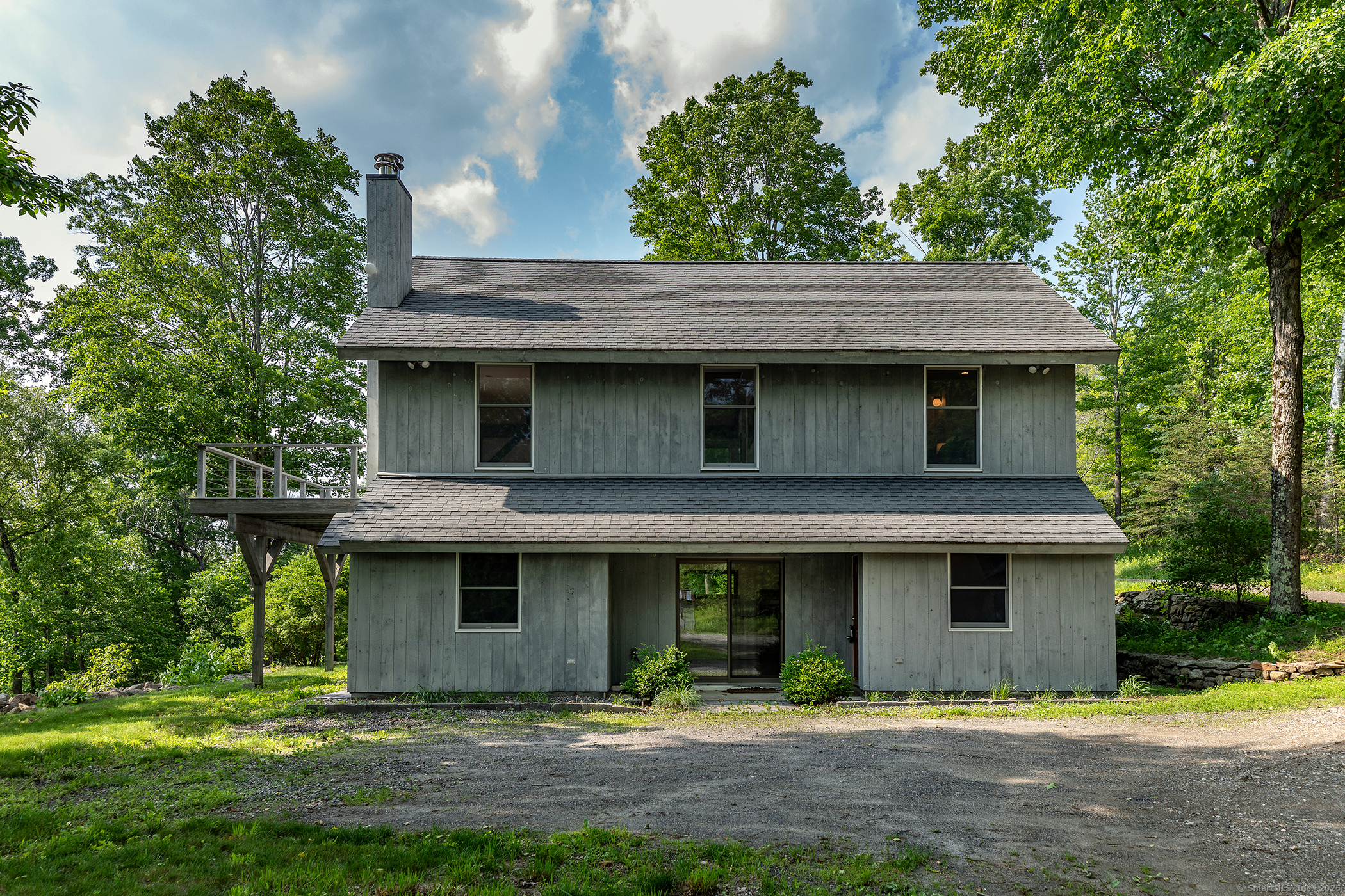 178 Carter Road Kent, CT 06754 - Photo 10 of 37 a front view of a house with yard