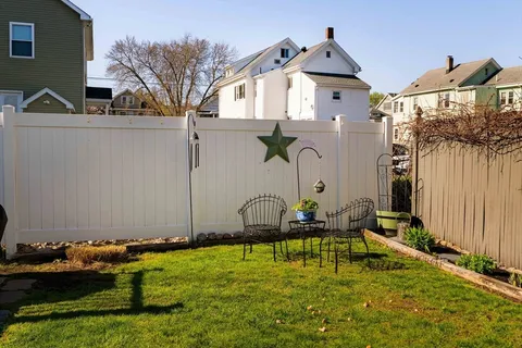 a house view with a outdoor space