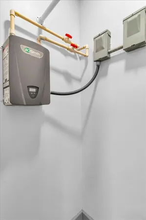 a view of a storage & utility room