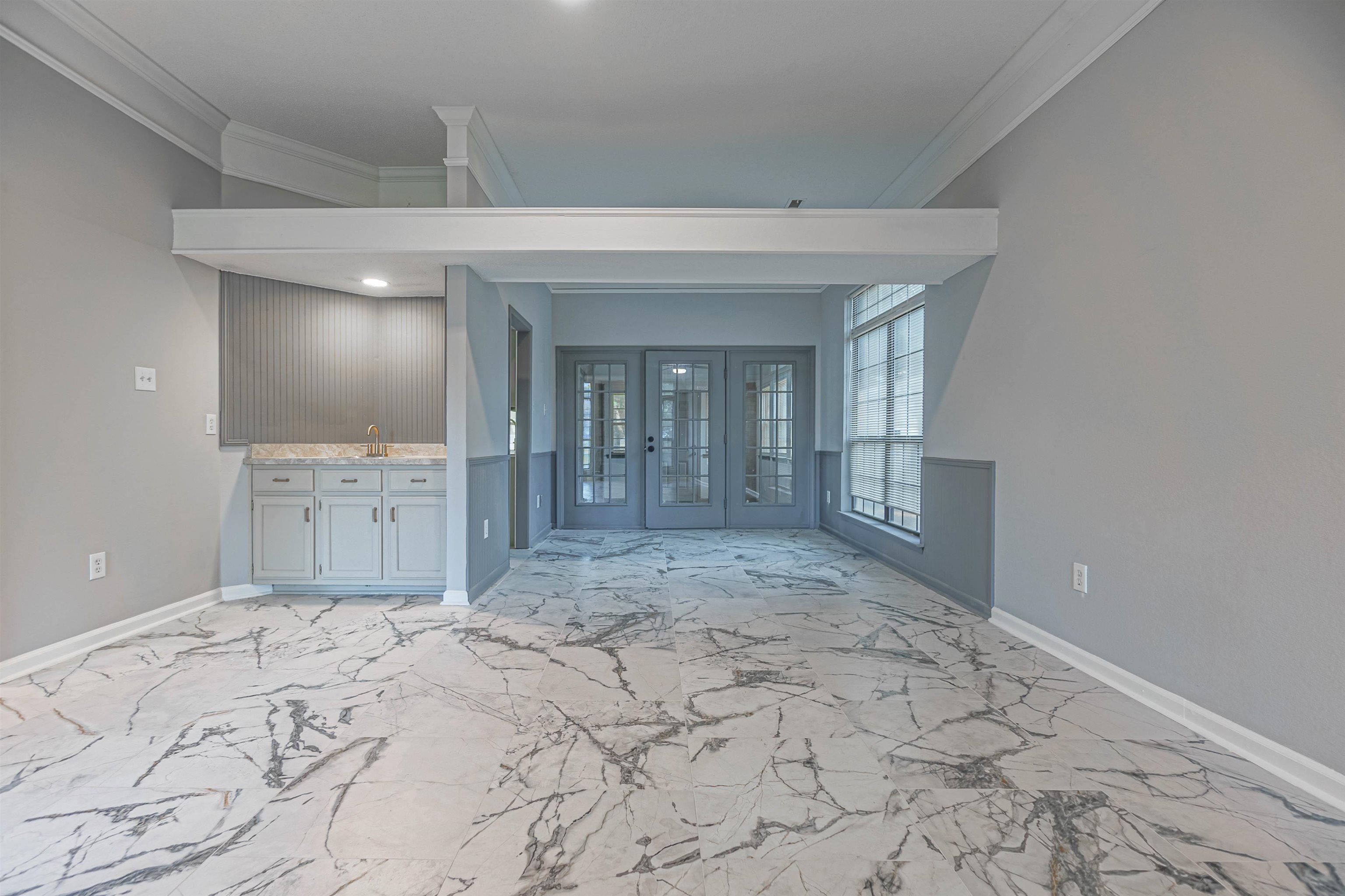 5406 Ross Road Memphis, TN 38141 - Photo 7 of 27 a view of a bathroom with a sink and mirror
