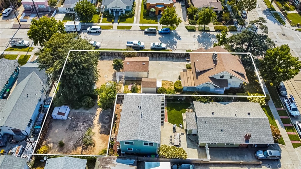 633 East Maple Avenue Orange, CA 92866 - Photo 47 of 51 an aerial view of residential houses with outdoor space