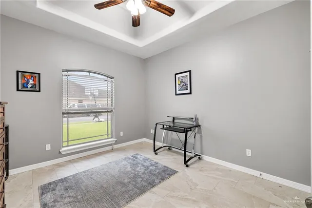 a workspace with a window