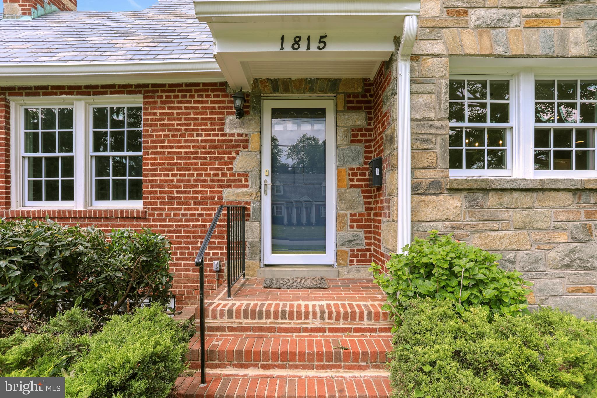 1815 Myrtle Road Silver Spring, MD 20902 - Photo 3 of 33 Brick stoop with portico