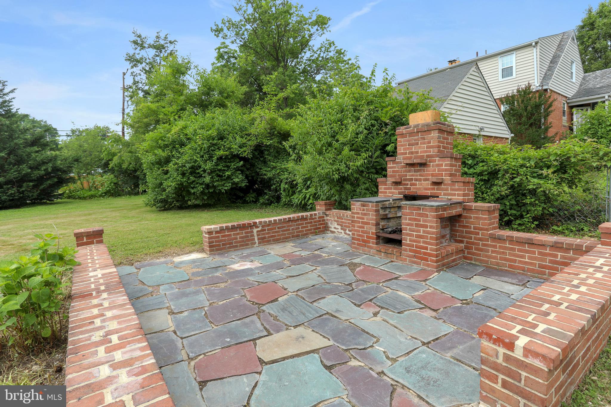 1815 Myrtle Road Silver Spring, MD 20902 - Photo 30 of 33 Brick and slate patio