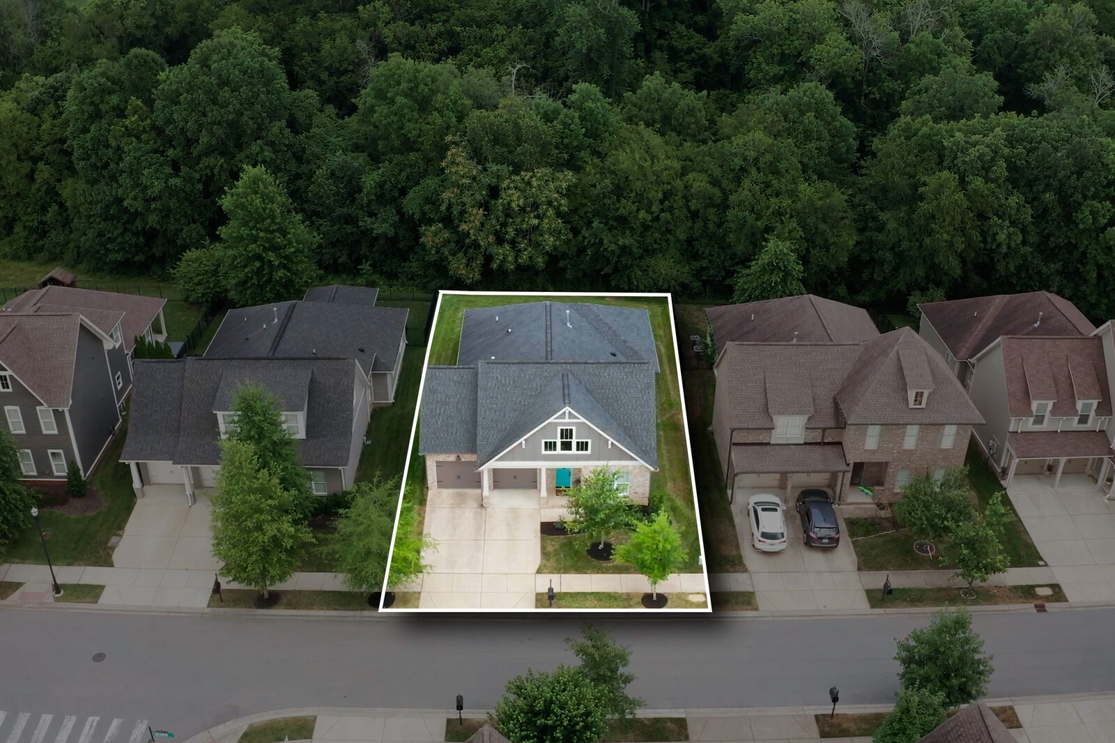 1036 Beamon Drive Franklin, TN 37064 - Photo 1 of 57 an aerial view of house with yard