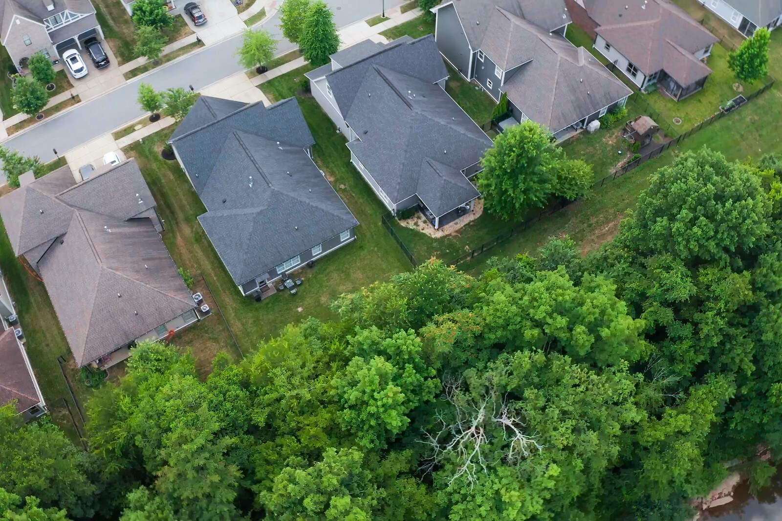 1036 Beamon Drive Franklin, TN 37064 - Photo 46 of 57 an aerial view of a house with garden space and a street view