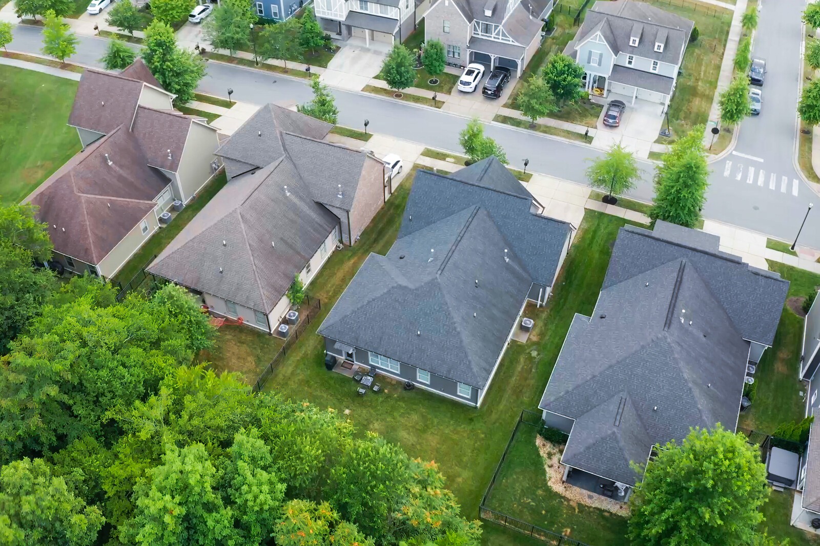 1036 Beamon Drive Franklin, TN 37064 - Photo 50 of 57 an aerial view of a house with a garden