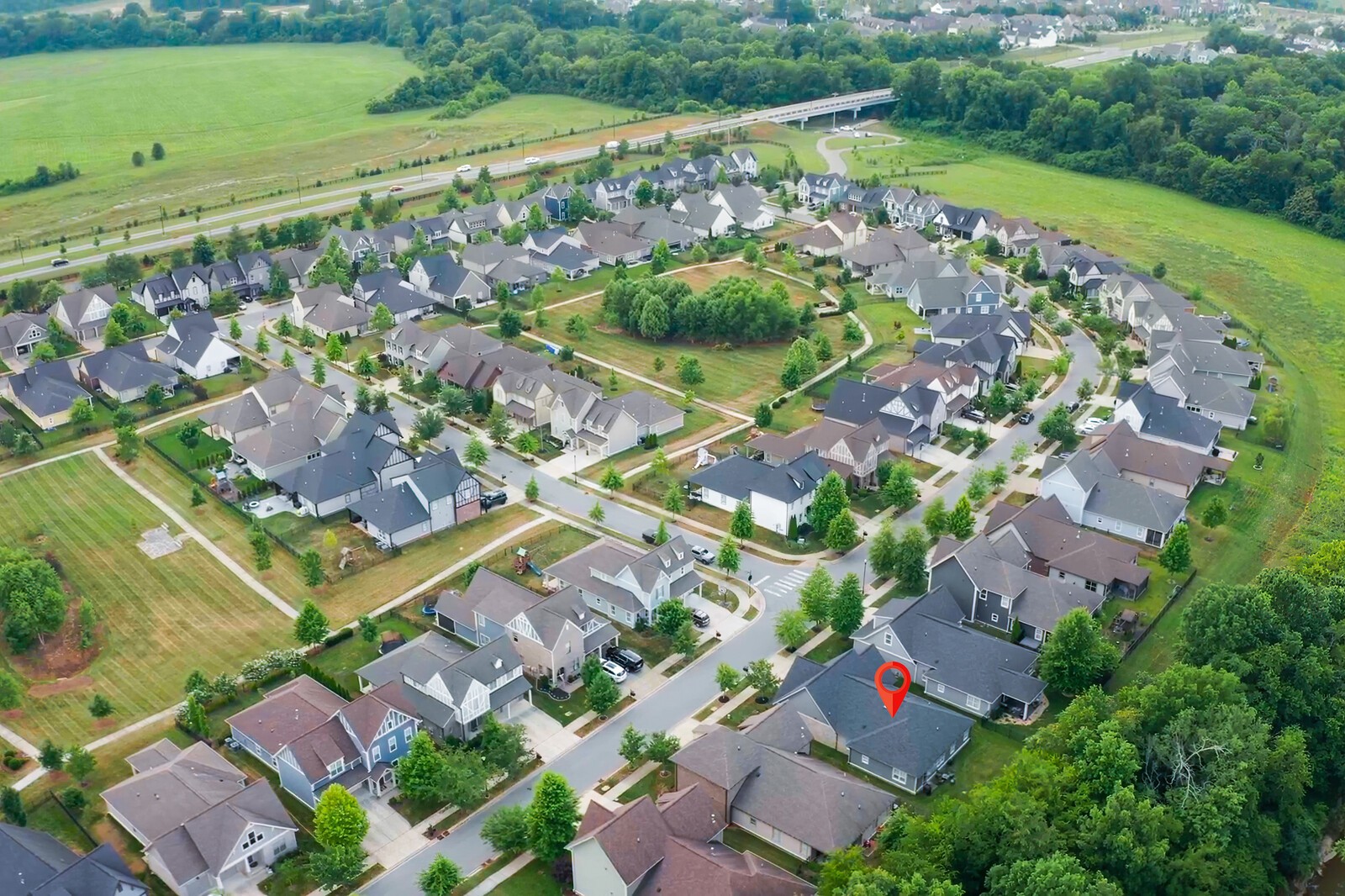 1036 Beamon Drive Franklin, TN 37064 - Photo 53 of 57 an aerial view of a city