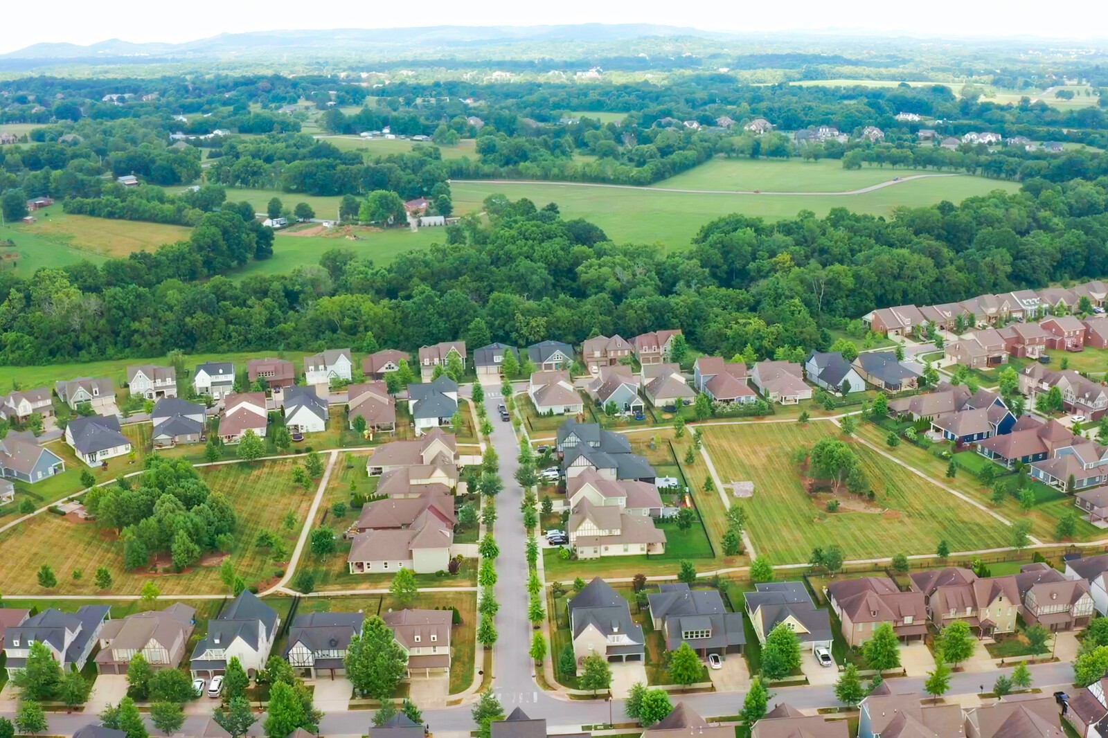 1036 Beamon Drive Franklin, TN 37064 - Photo 56 of 57 an aerial view of residential house with outdoor space and river view