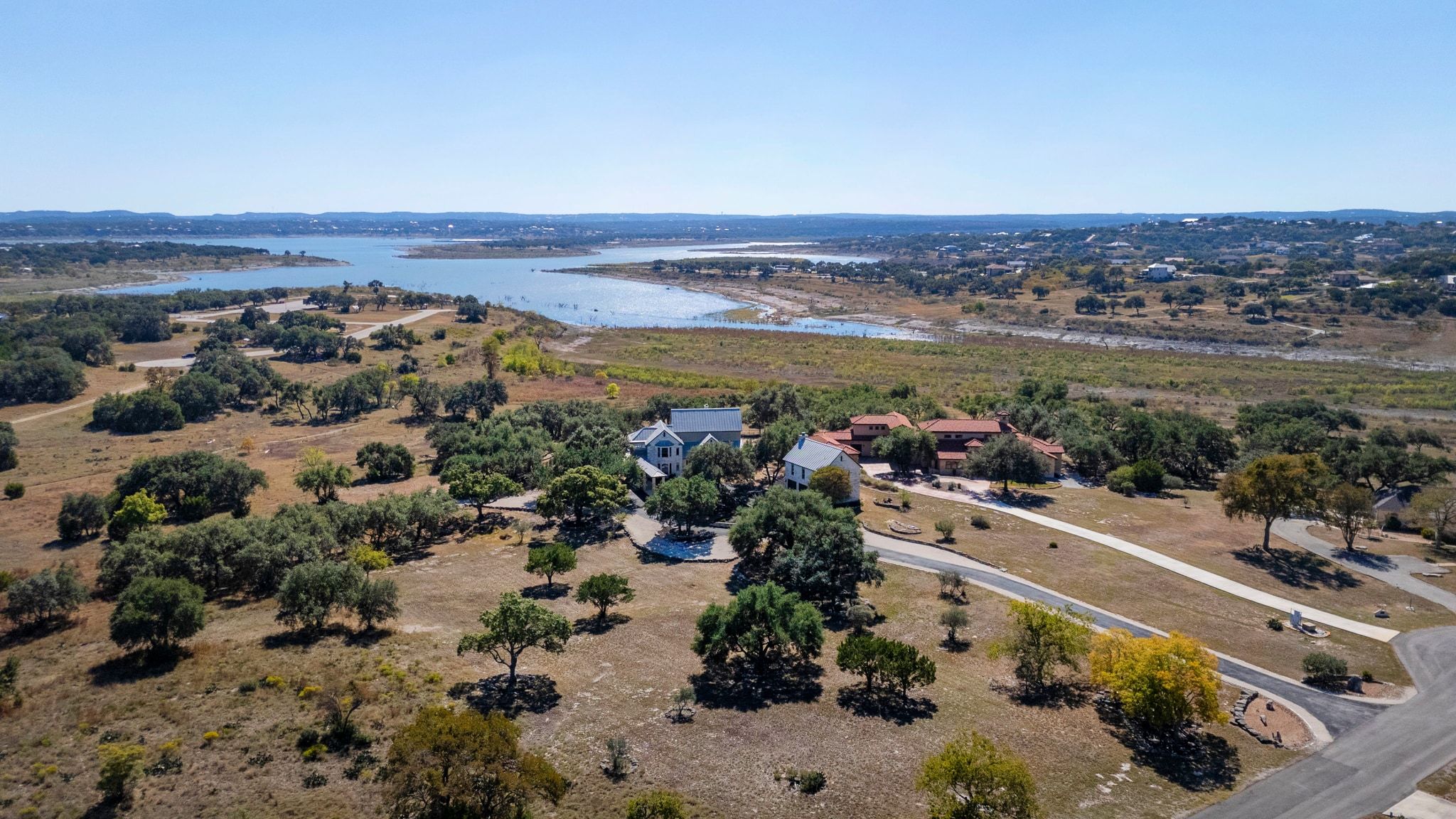 185 Shimmering Shore Court Spring Branch, TX 78070 - Photo 36 of 36 Drone / aerial view of a large body of water