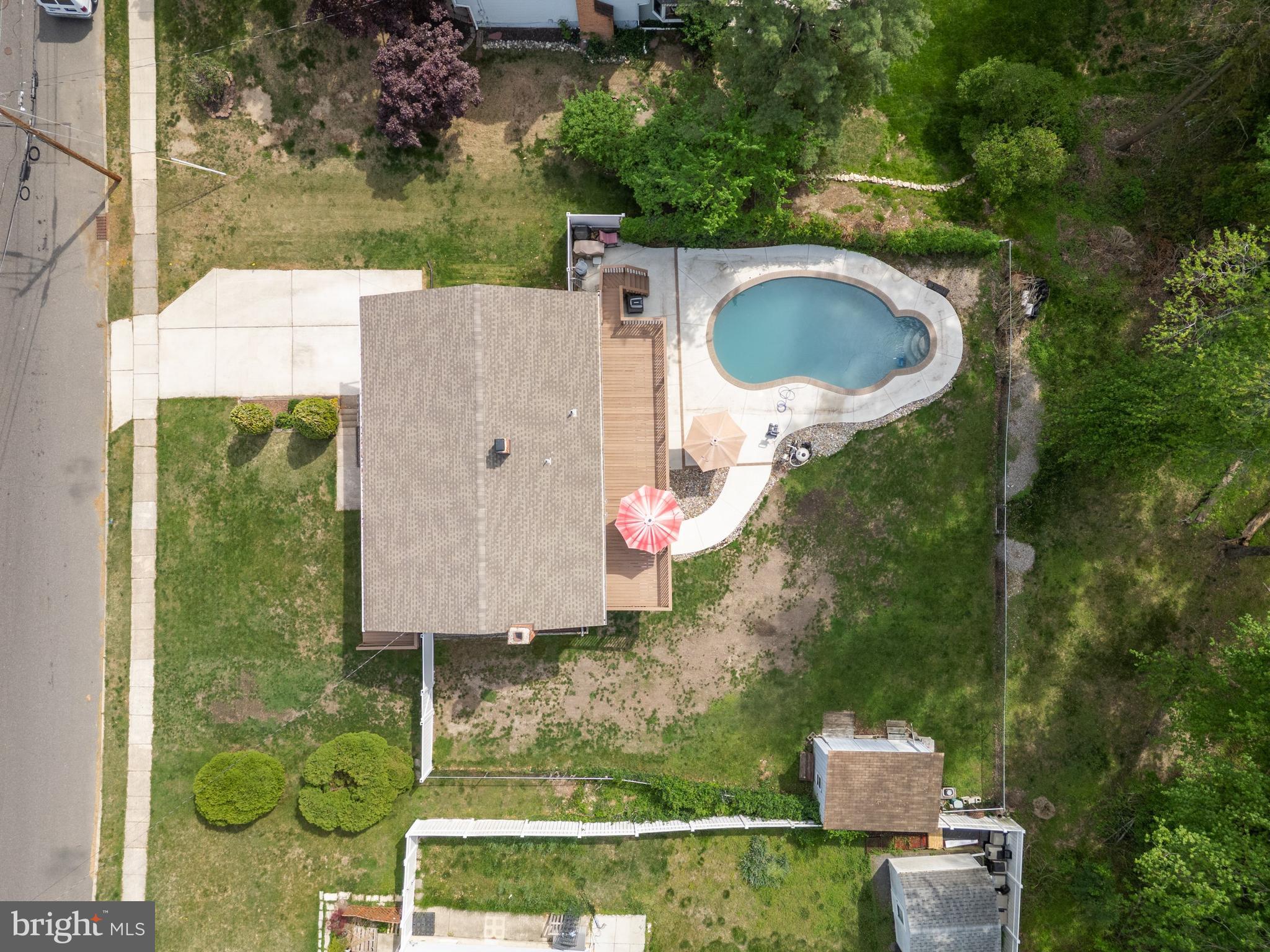 205 Hamilton Road Marlton, NJ 08053 - Photo 20 of 21 an aerial view of a house with outdoor space