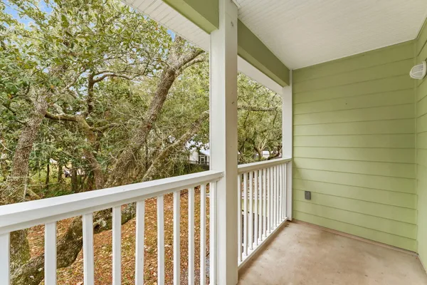 a view of a house with a door and a stairs