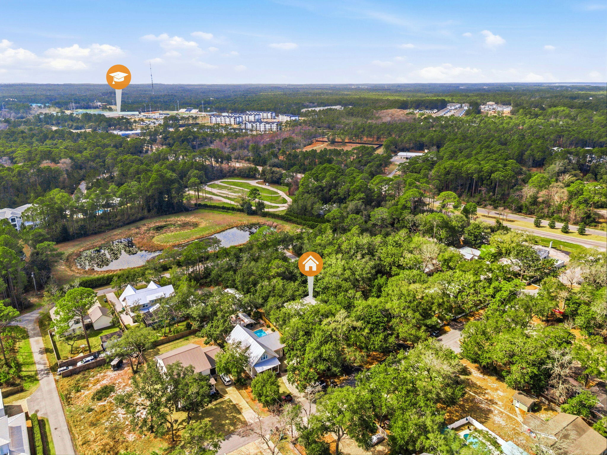 128 Bay Magnolia Lane Santa Rosa Beach, FL 32459 - Photo 49 of 61 a view of a city