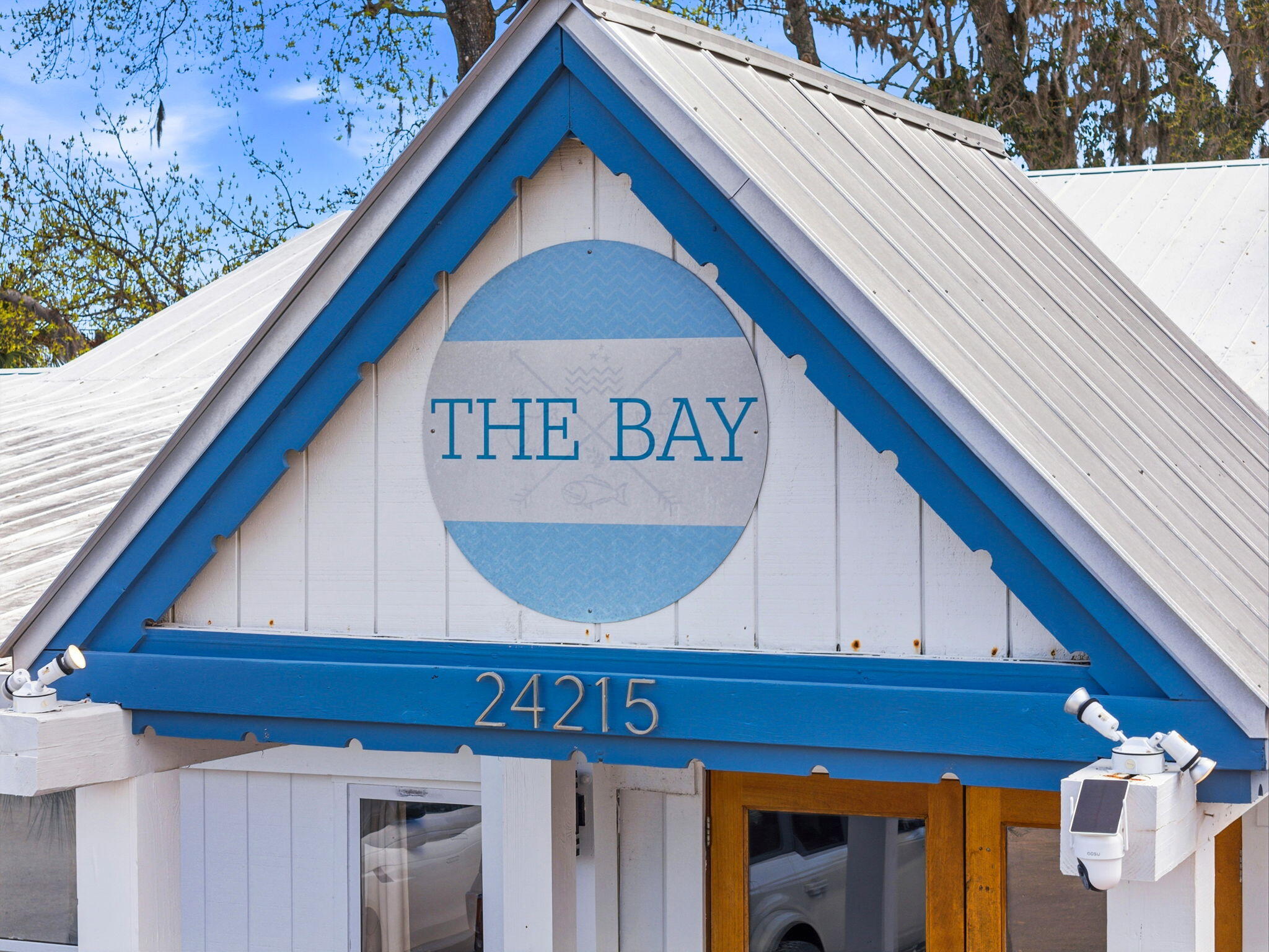 128 Bay Magnolia Lane Santa Rosa Beach, FL 32459 - Photo 52 of 61 a view of a house with a door and a stairs