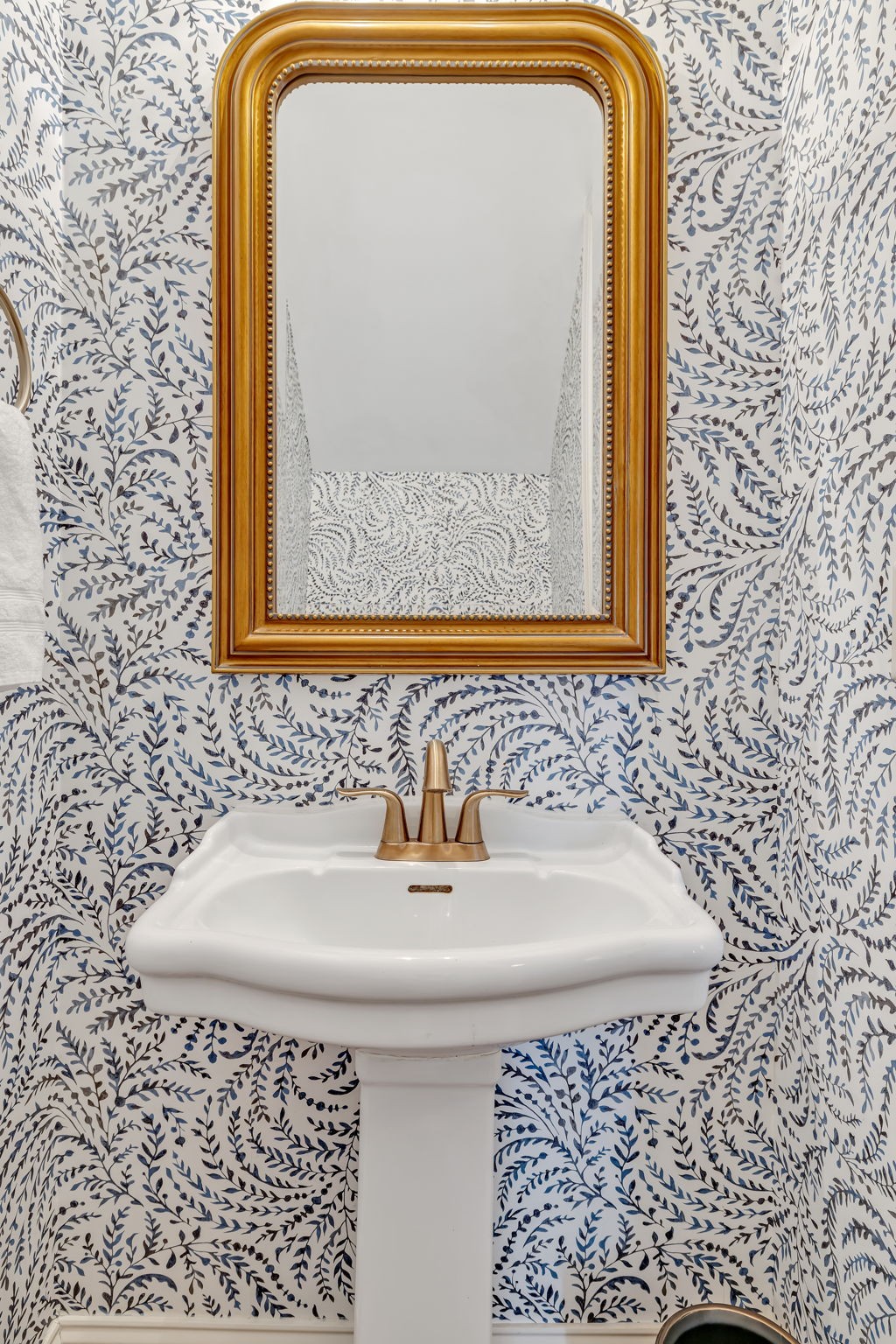 1302 Jewell Avenue Franklin, TN 37064 - Photo 15 of 68 a bathroom with a sink and a mirror
