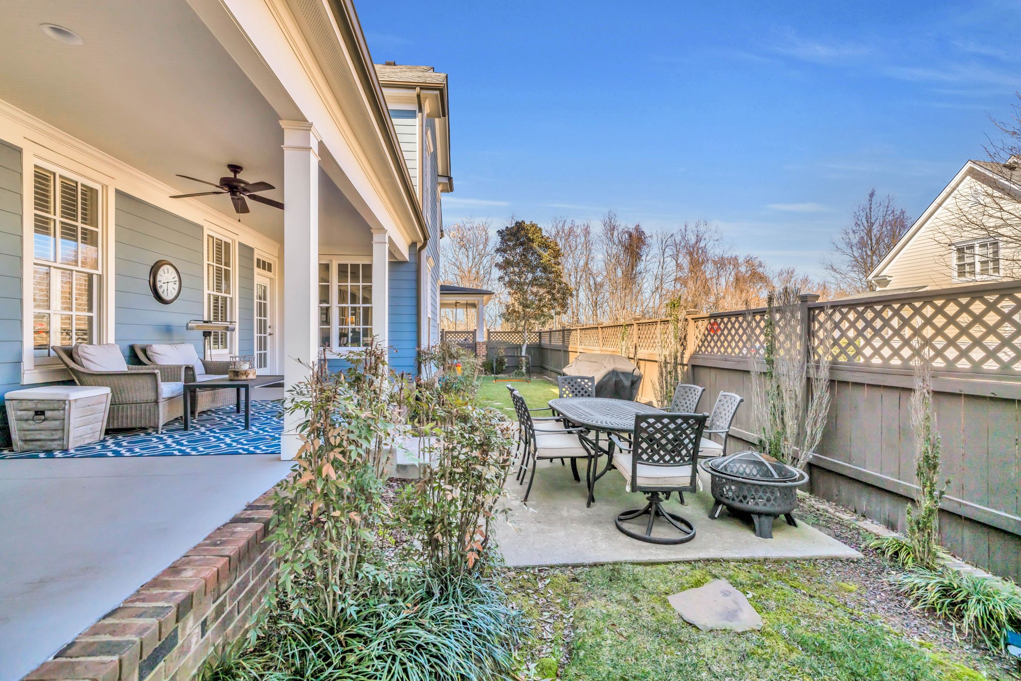 1302 Jewell Avenue Franklin, TN 37064 - Photo 67 of 68 a view of a patio with table and chairs and potted plants
