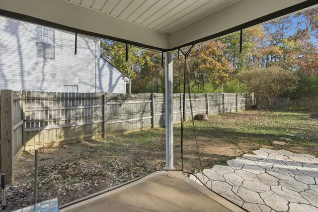 a view of outdoor space with balcony