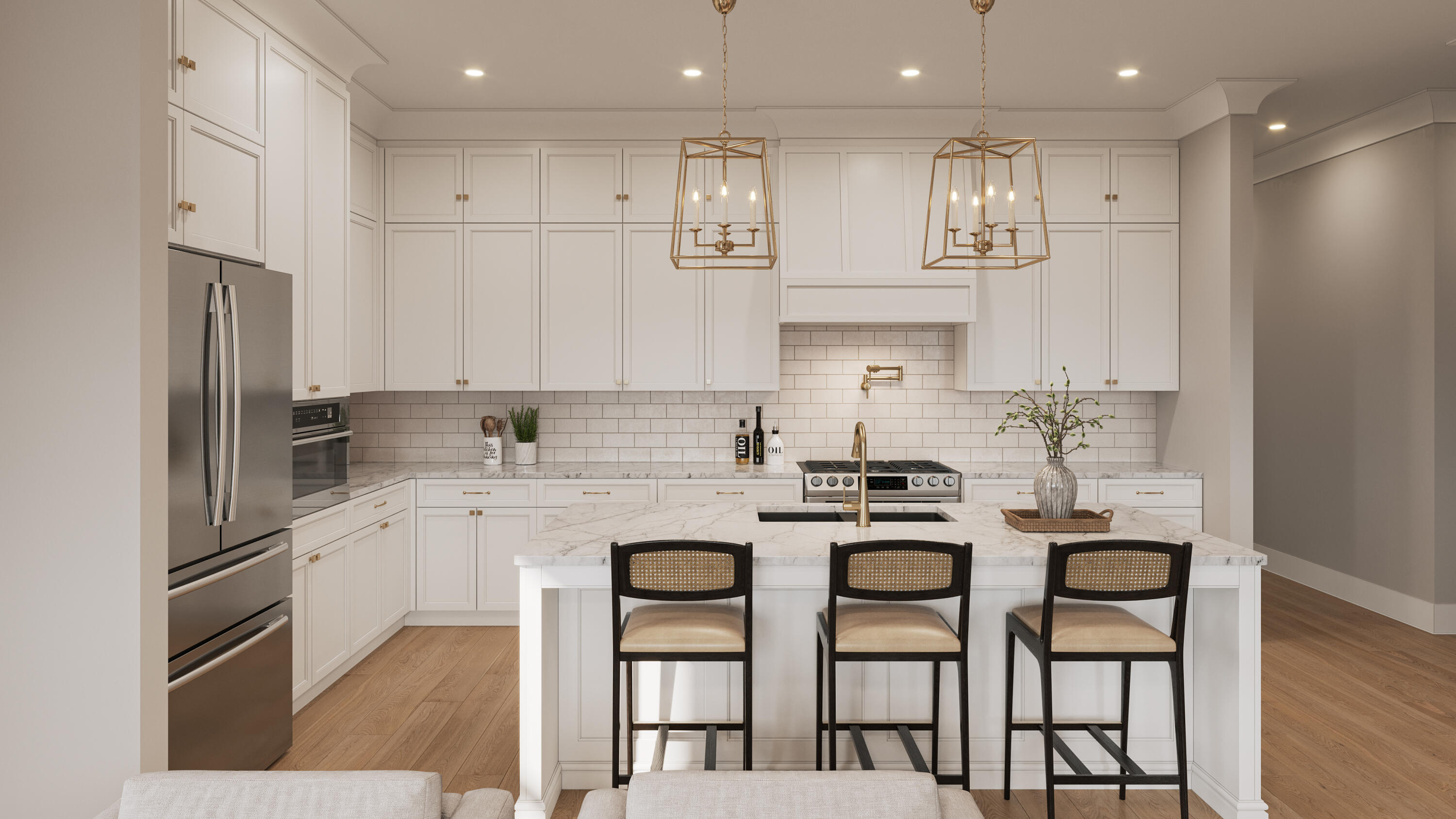 59 Whispering Creek Trail Ringgold, GA 30736 - Photo 9 of 24 Kitchen Rendering