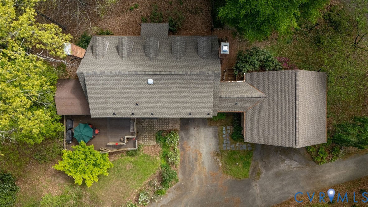 7381 McClellan Road Mechanicsville, VA 23111 - Photo 19 of 66 Aerial perspective showcasing the roofline with mu