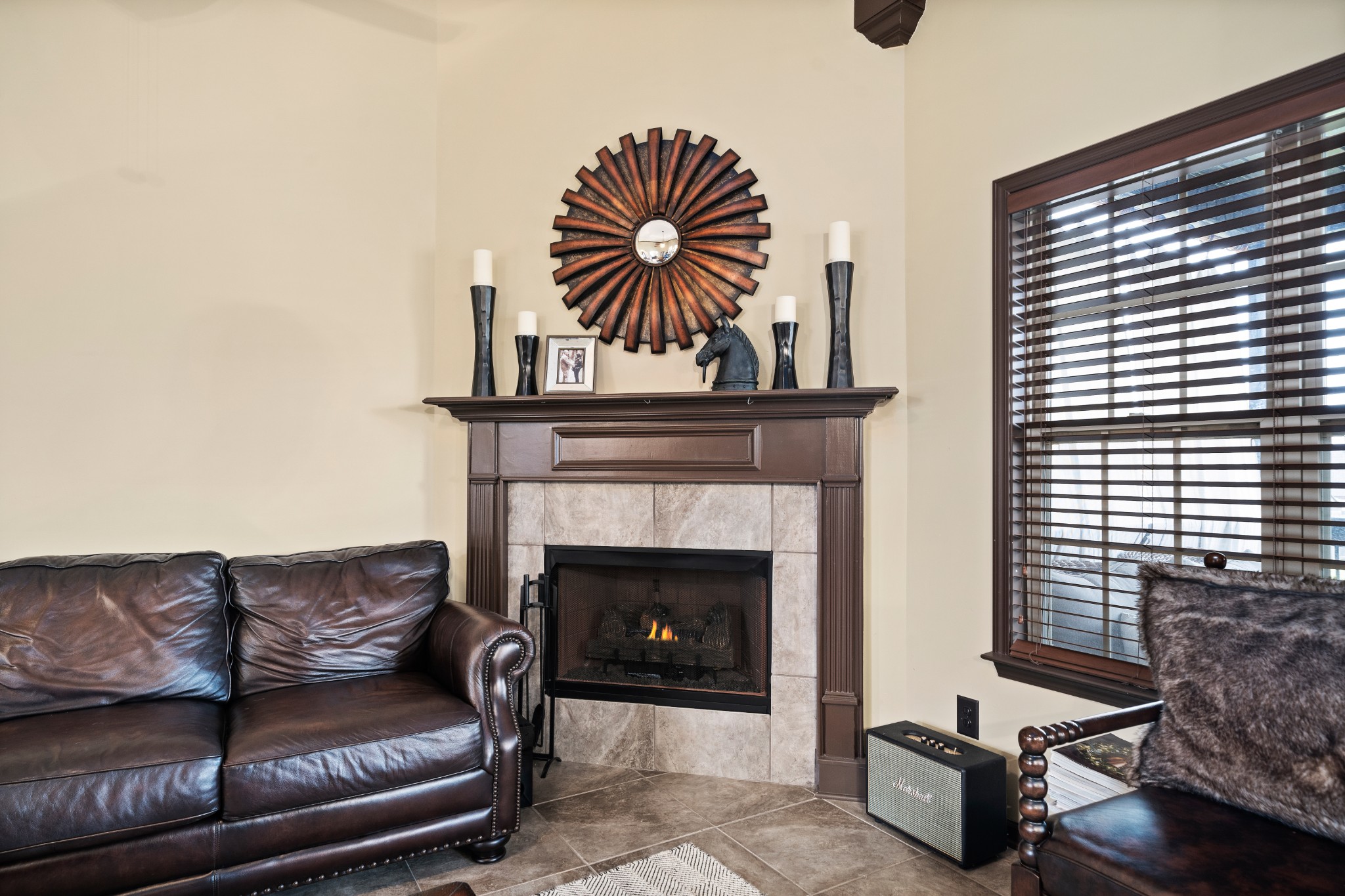 1439 Raven Road Clarksville, TN 37042 - Photo 8 of 28 a living room with furniture and a fireplace