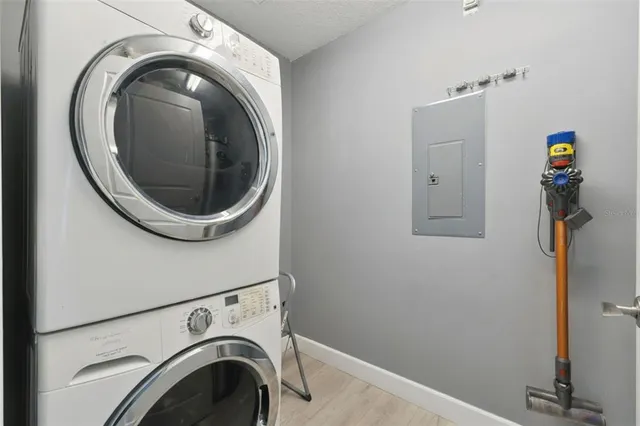 a view of a living room and utility room