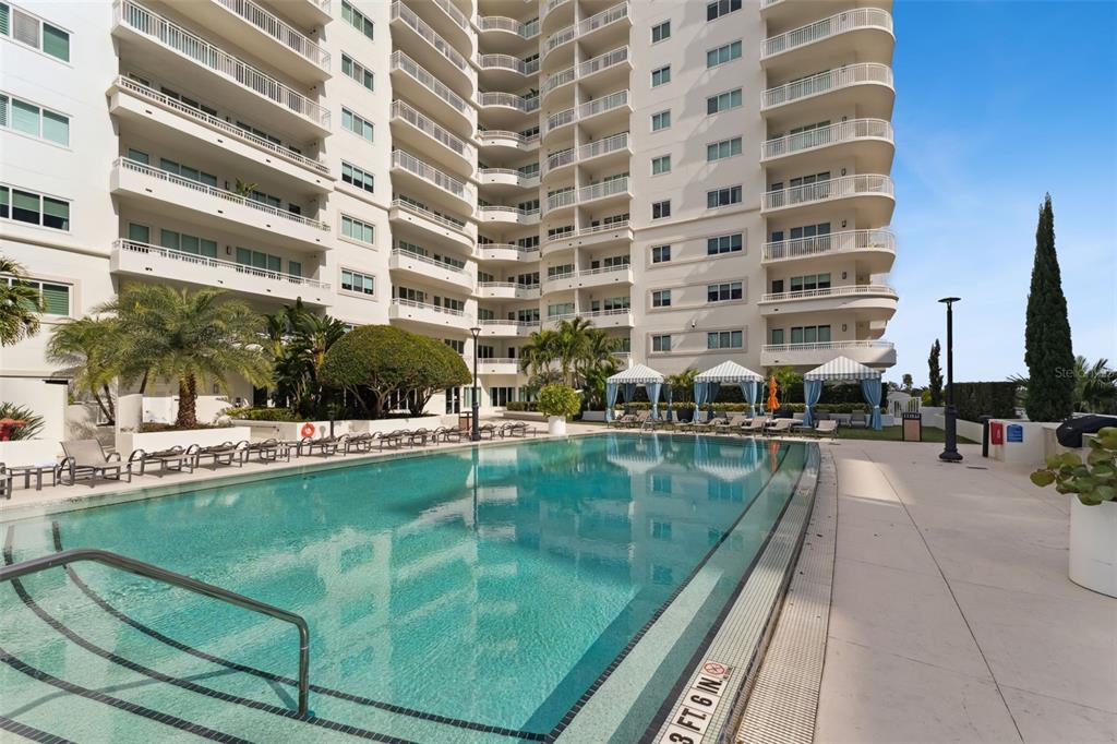 100 South Eola Drive, Unit 911 Orlando, FL 32801 - Photo 37 of 53 a view of a swimming pool with outdoor seating