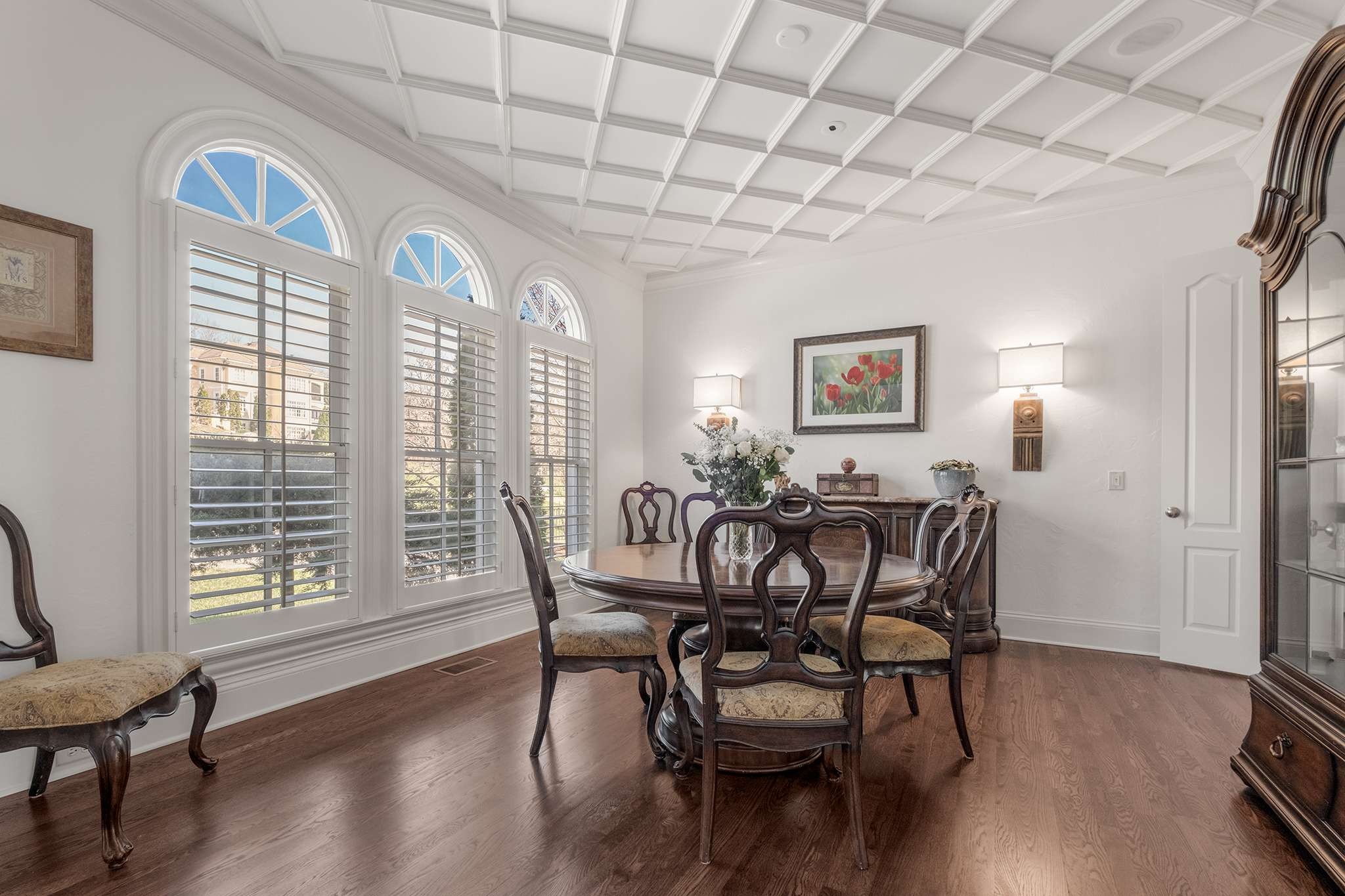 673 Legends Crest Drive Franklin, TN 37069 - Photo 11 of 81 a view of a dining room with furniture and wooden floor