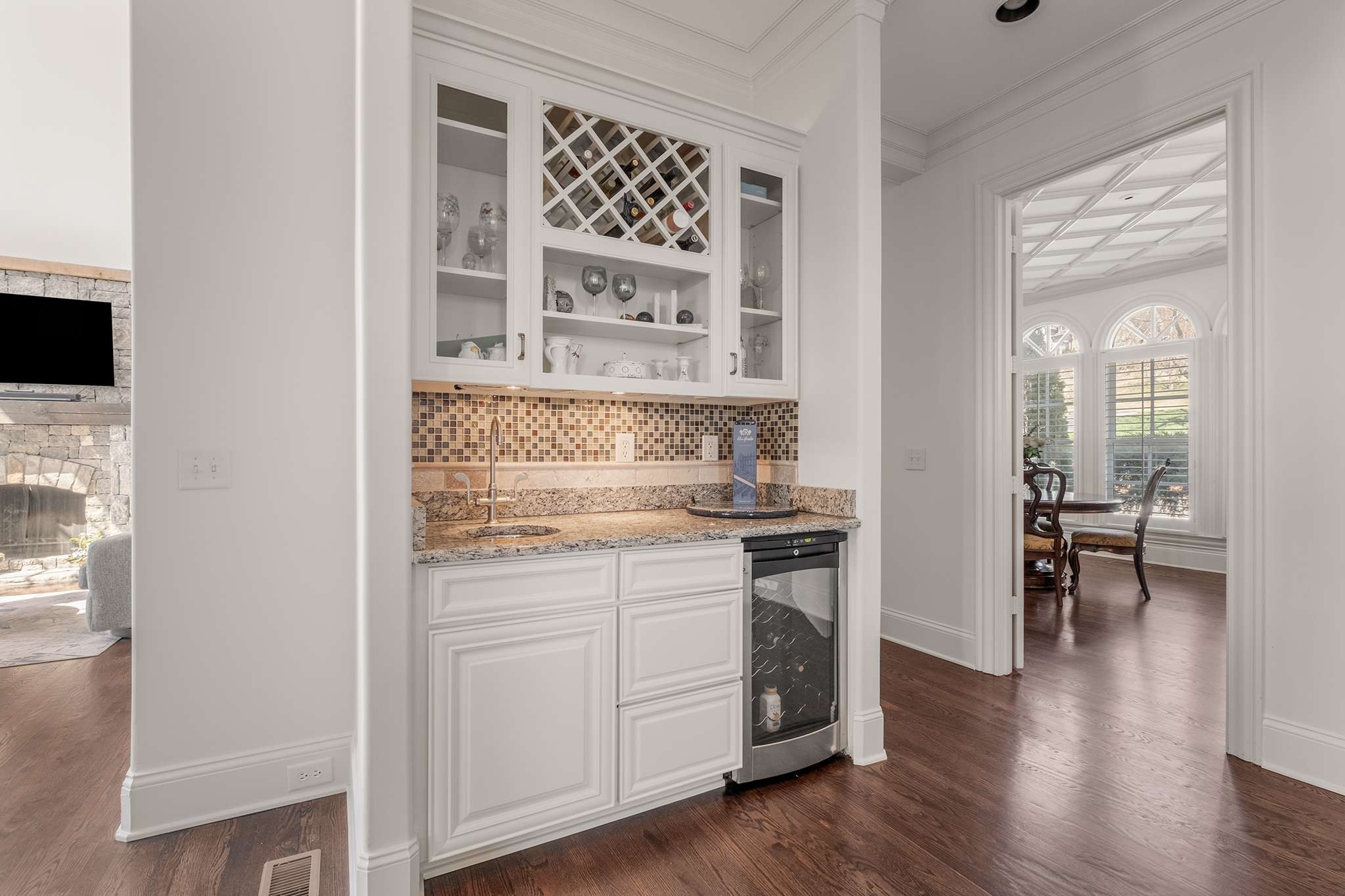673 Legends Crest Drive Franklin, TN 37069 - Photo 23 of 81 a kitchen with stainless steel appliances granite countertop a stove and cabinets