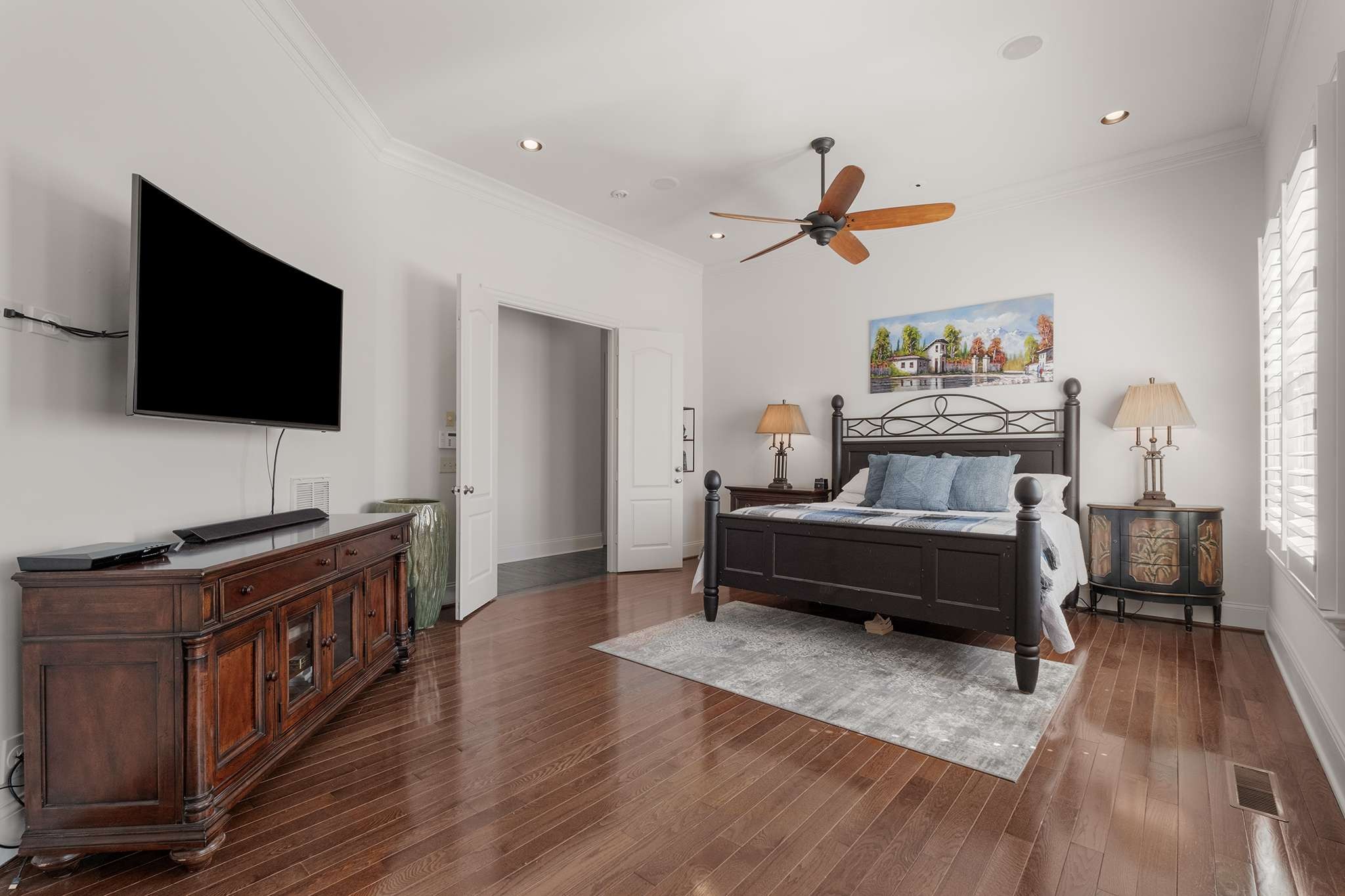 673 Legends Crest Drive Franklin, TN 37069 - Photo 28 of 81 a living room with furniture and a flat screen tv