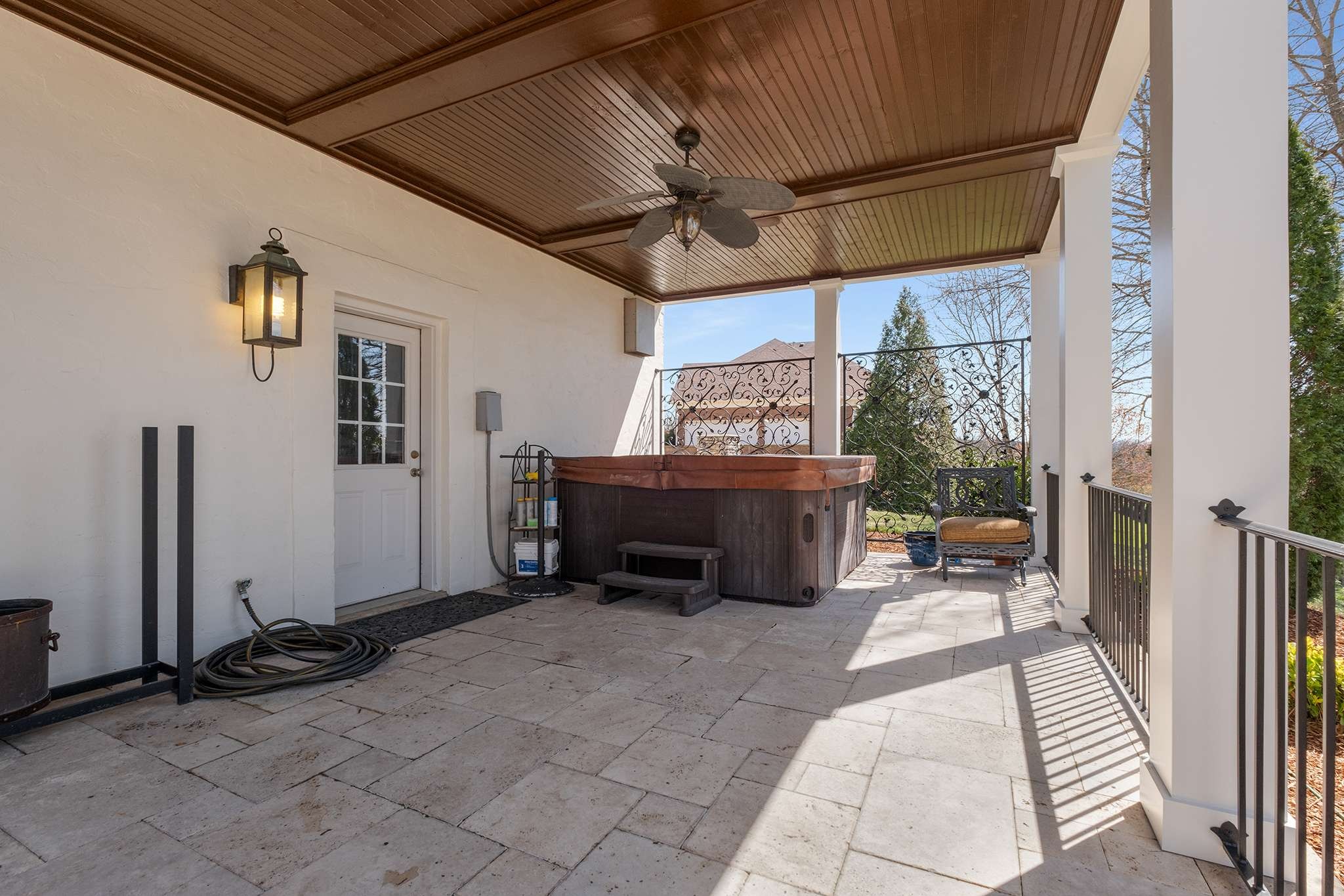 673 Legends Crest Drive Franklin, TN 37069 - Photo 66 of 81 a balcony with furniture and a potted plant