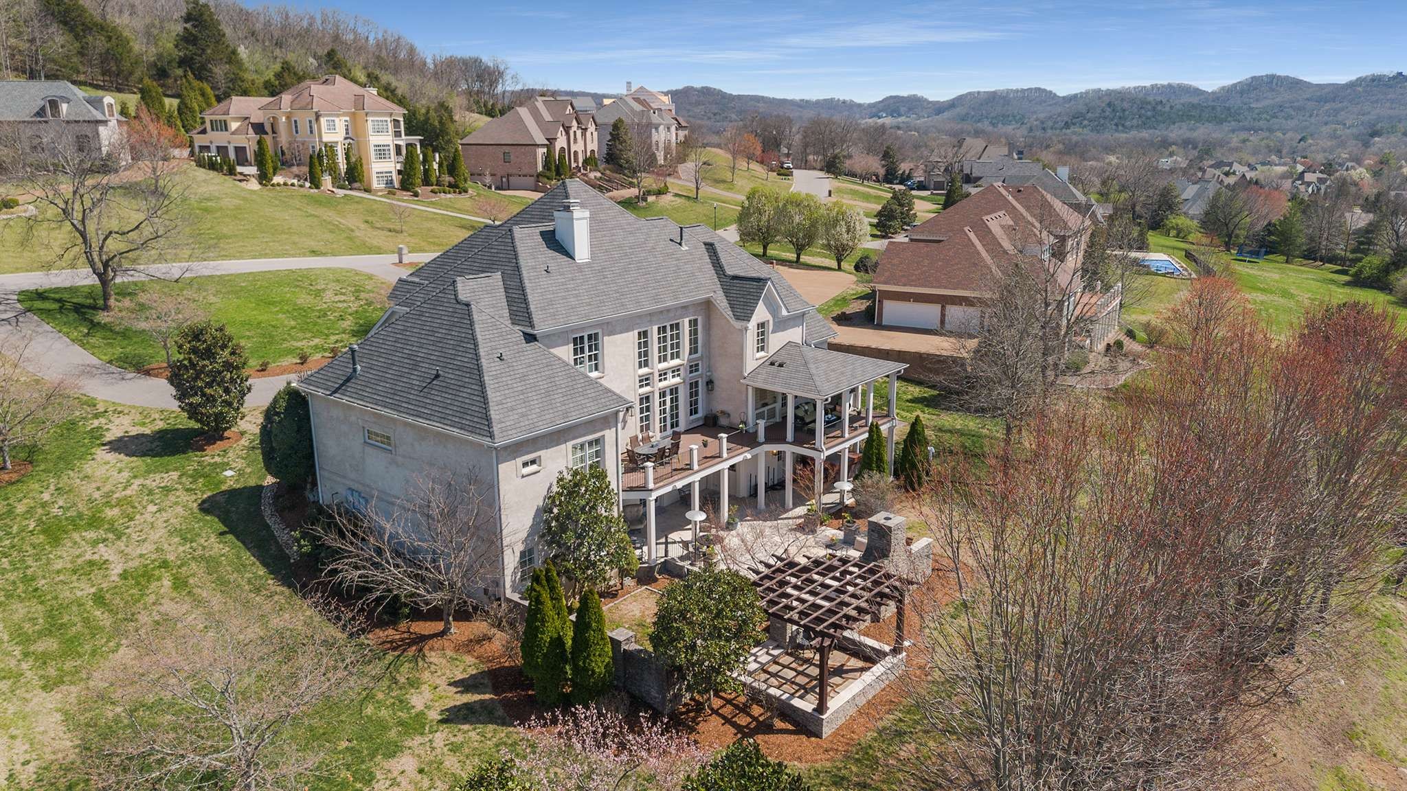673 Legends Crest Drive Franklin, TN 37069 - Photo 80 of 81 an aerial view of a house with a yard