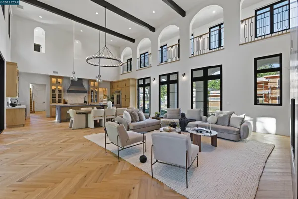 a kitchen with a stove and a sink