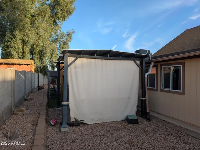a view of a car garage