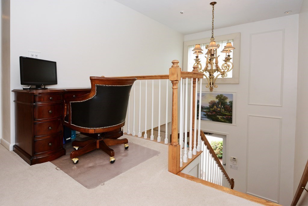 52 Powder Hill Way, Unit 52 Westborough, MA 01581 - Photo 16 of 38 a view of a livingroom with furniture a flat screen tv and a window