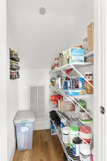 a room with storage and utility