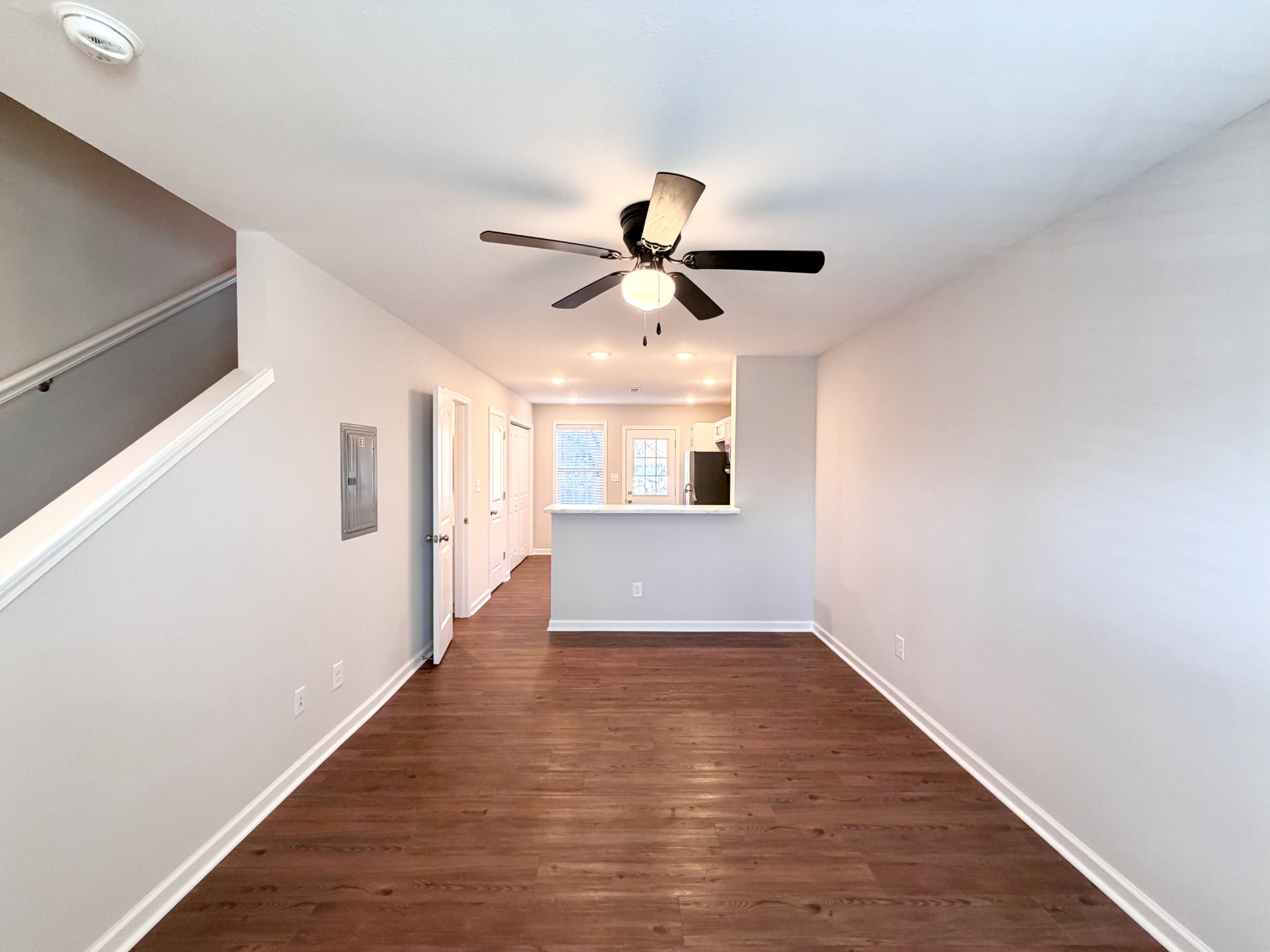 509 Britton Springs Road, Unit B3 Clarksville, TN 37042 - Photo 6 of 20 a view of an empty room with window and wooden floor