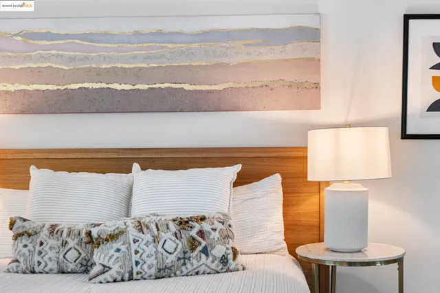 a view of balcony with furniture