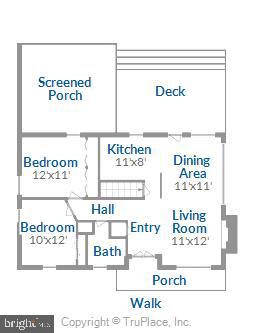 1031 Turkey Point Road Edgewater, MD 21037 - Photo 69 of 69 Main level floor plan
