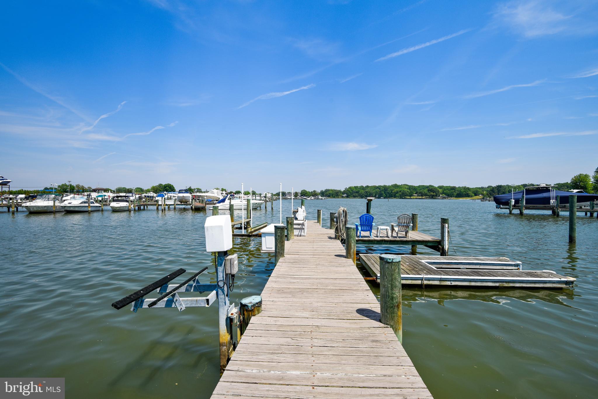 1031 Turkey Point Road Edgewater, MD 21037 - Photo 27 of 69 Pier with electric & water