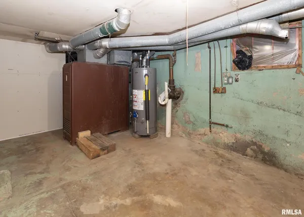 a view of water heater room