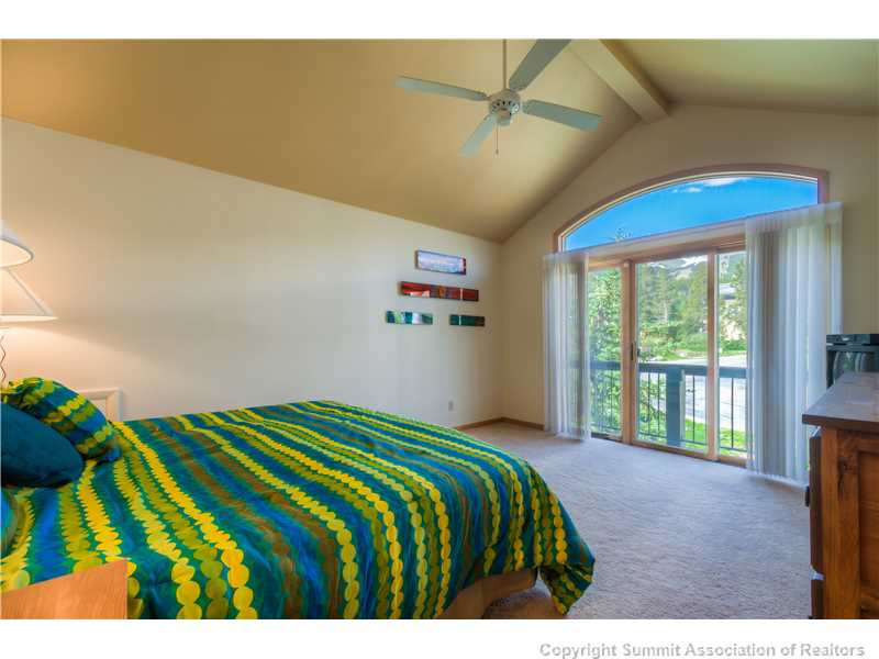 602 4 O Clock Road, Unit 32 Breckenridge, CO 80424 - Photo 14 of 25 Master Bedroom.