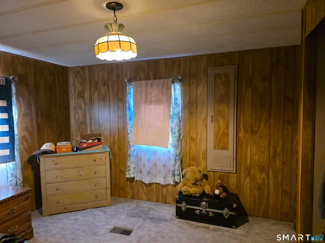 a room with storage and utility room