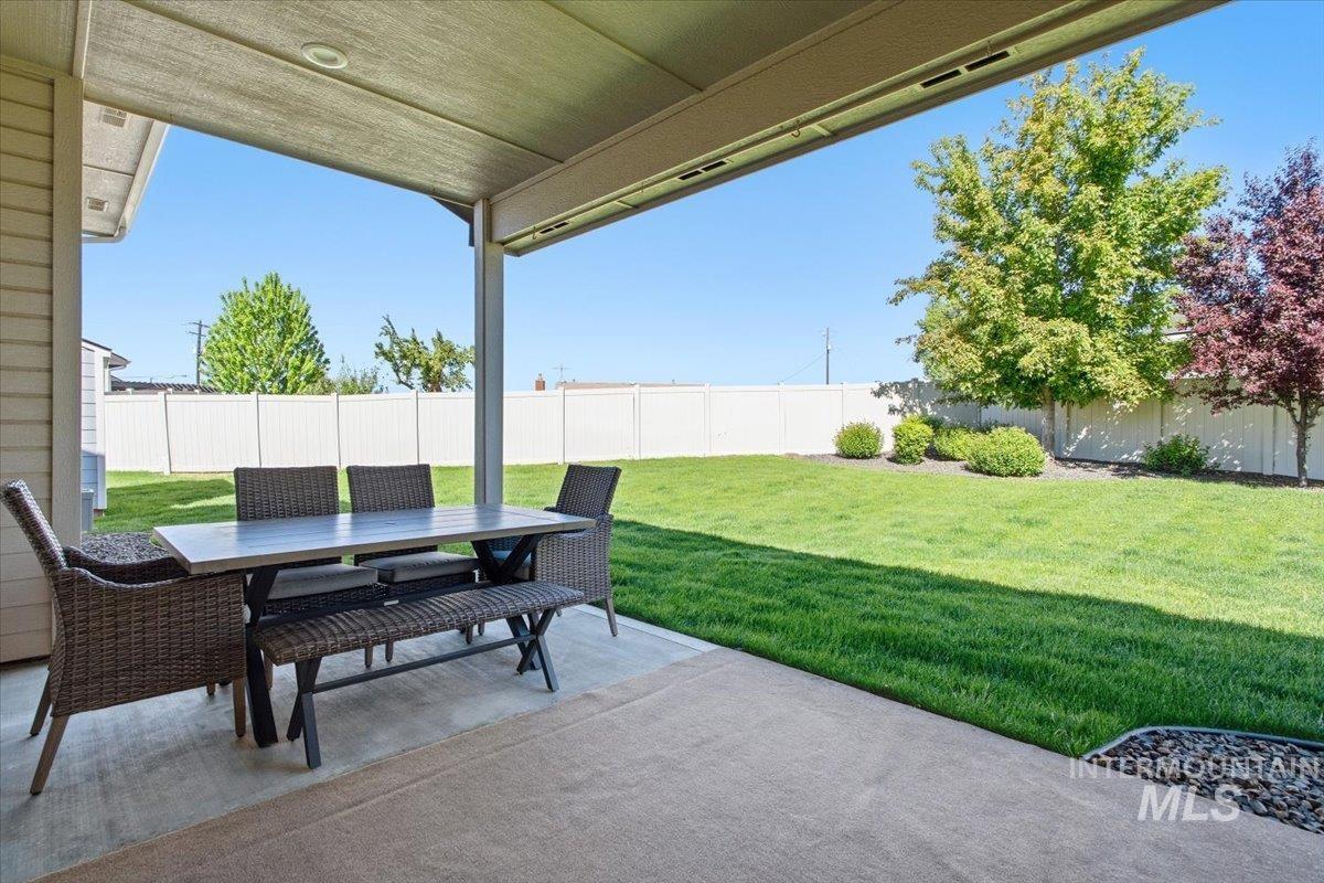 1183 North Buffalo Way Middleton, ID 83644 - Photo 35 of 47 Covered patio featuring a concrete slab and recessed lighting