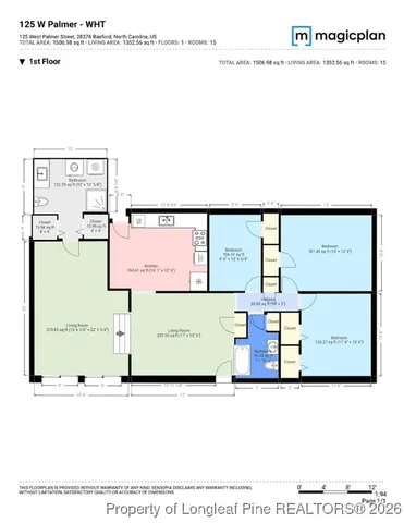 $185,000 | 125 West Palmer Street, Raeford, NC 28376