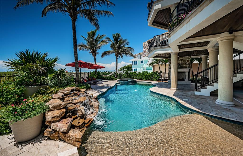 17824 Lee Avenue Redington Shores, FL 33708 - Photo 80 of 98 a view of a backyard with potted plants