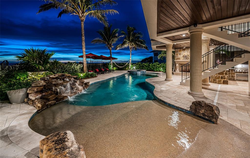 17824 Lee Avenue Redington Shores, FL 33708 - Photo 87 of 98 a view of a backyard with plants and a patio