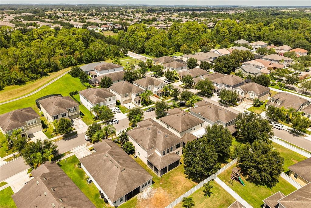4345 Saltmarsh Sparrow Drive Windermere, FL 34786 - Photo 42 of 46 an aerial view of residential houses with outdoor space