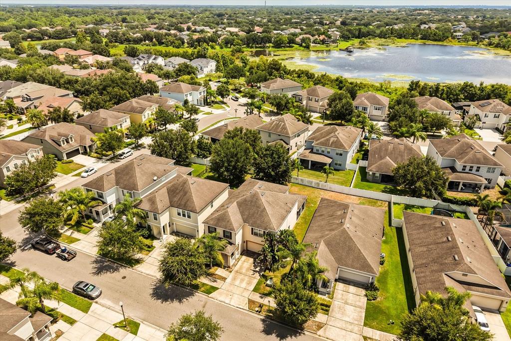 4345 Saltmarsh Sparrow Drive Windermere, FL 34786 - Photo 44 of 46 an aerial view of residential houses with outdoor space