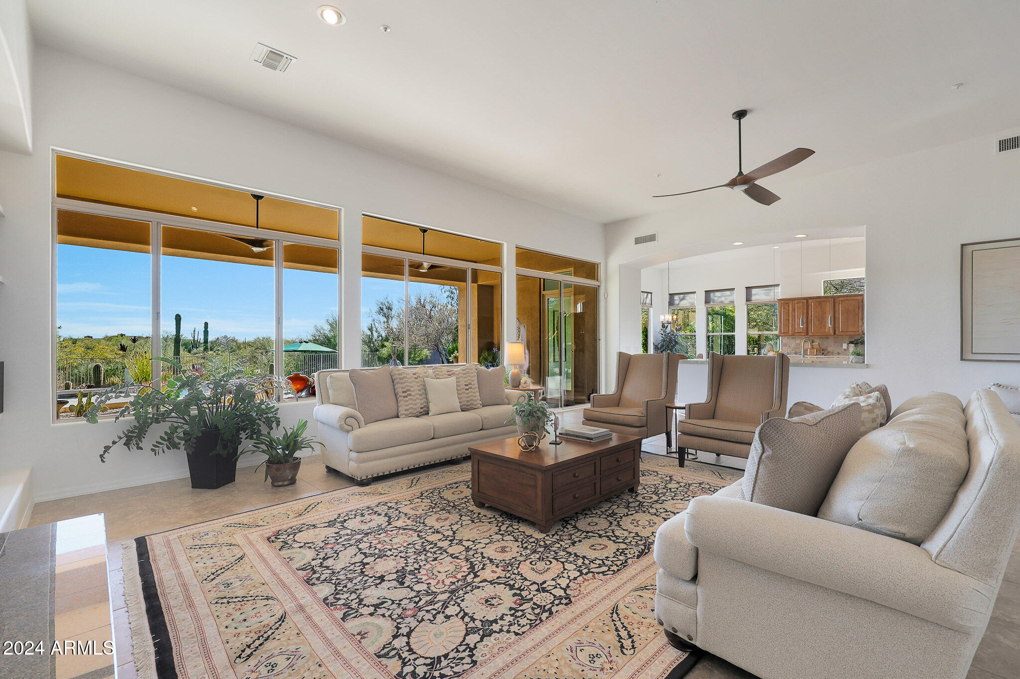 8533 East Montello Road Scottsdale, AZ 85266 - Photo 13 of 35 Great Room with Natural Lighting